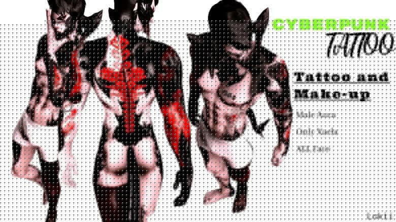 Cyberpunk Tattoo & Makeup