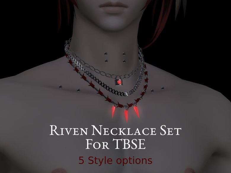 Riven Necklace Set & Piercings