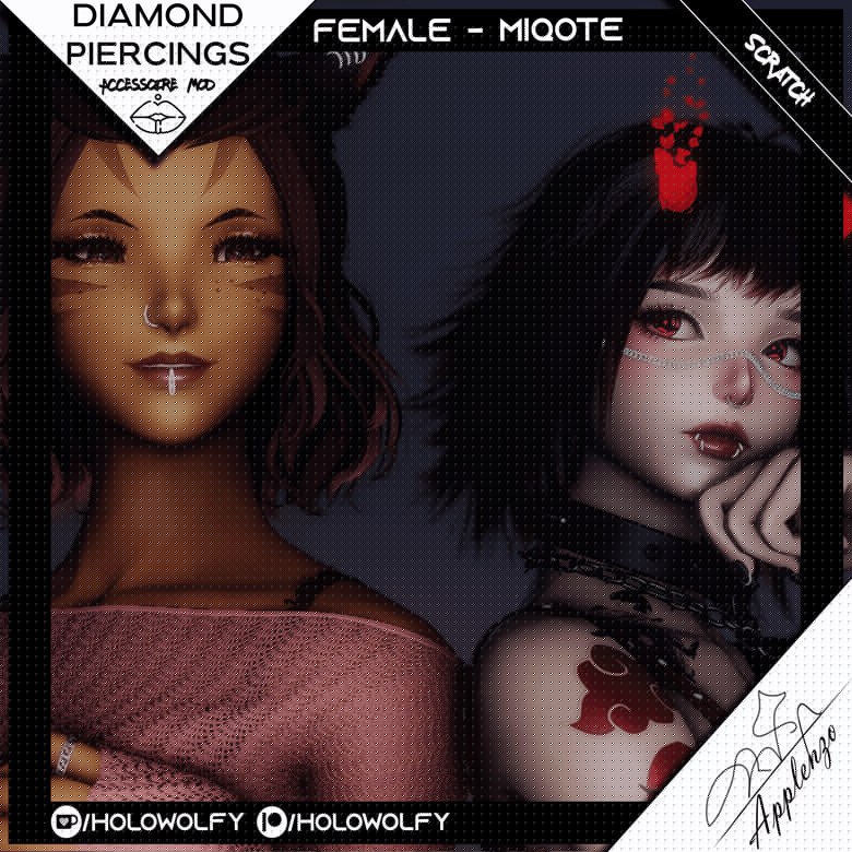 Diamond Piercings & Earrings [2.5]