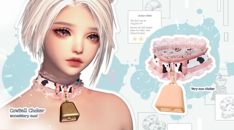 Cute Cowbell Choker