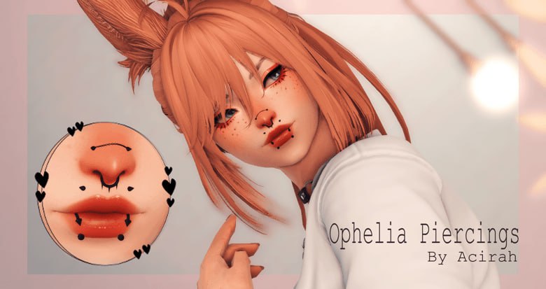 Ophelia Facial Piercings