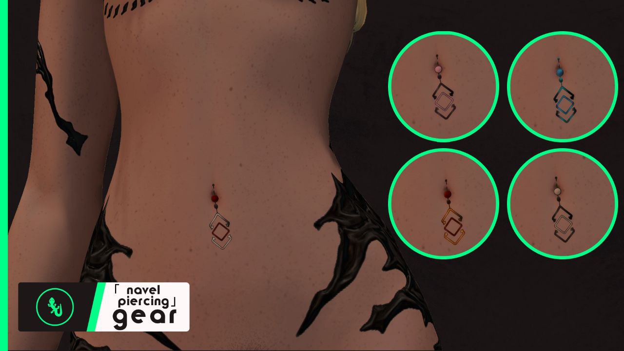 Garlean Navel Piercing