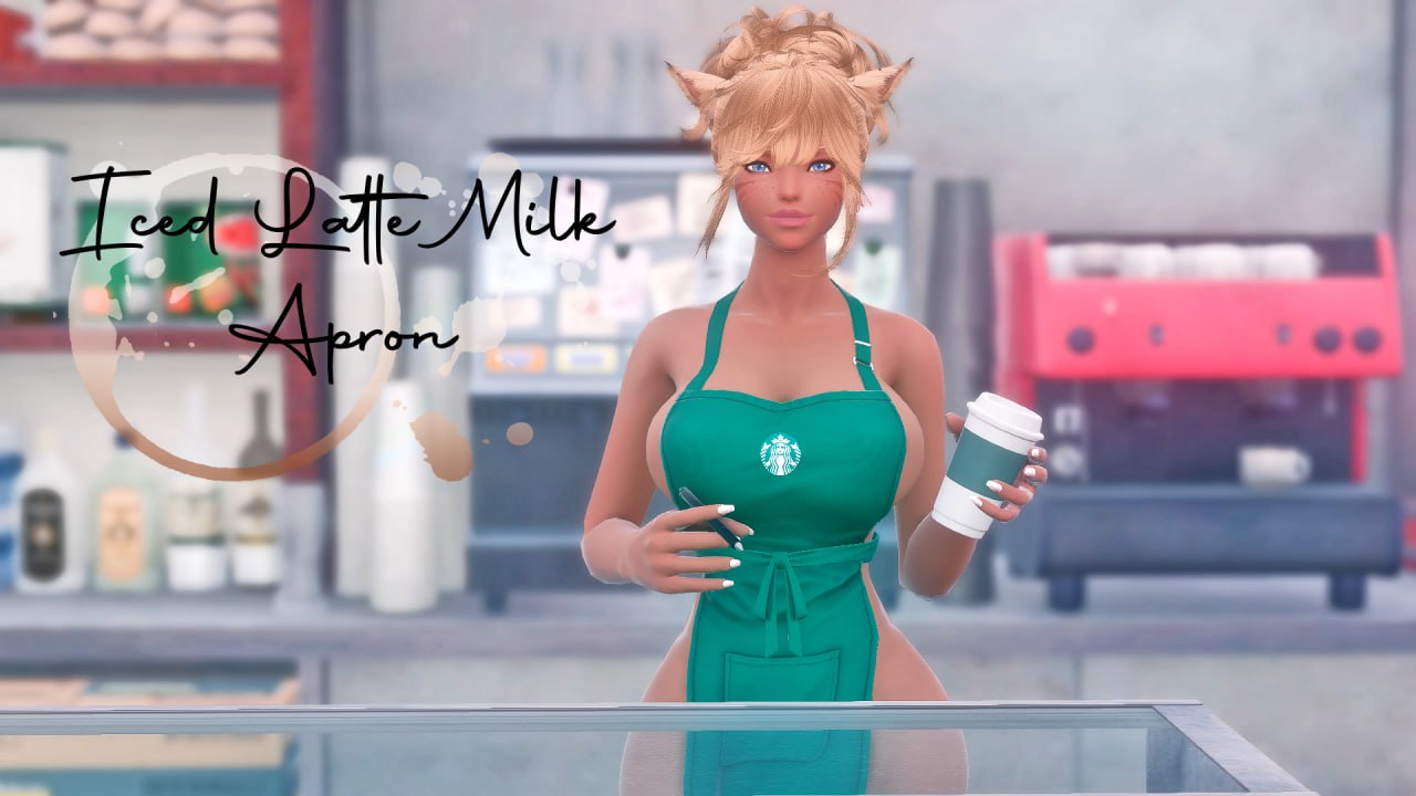 Ice Latte Milk Apron