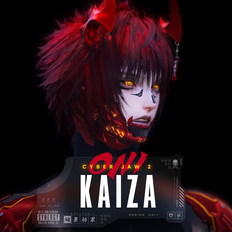 Kaiza Oni Cyber Jaw 2 (Previously_ Khalean's Cyber Jaw for Crono's Kaiza Sculpt)