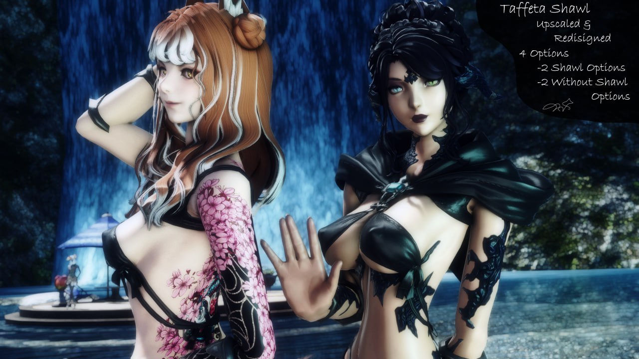 Taffeta Shawl Upscale