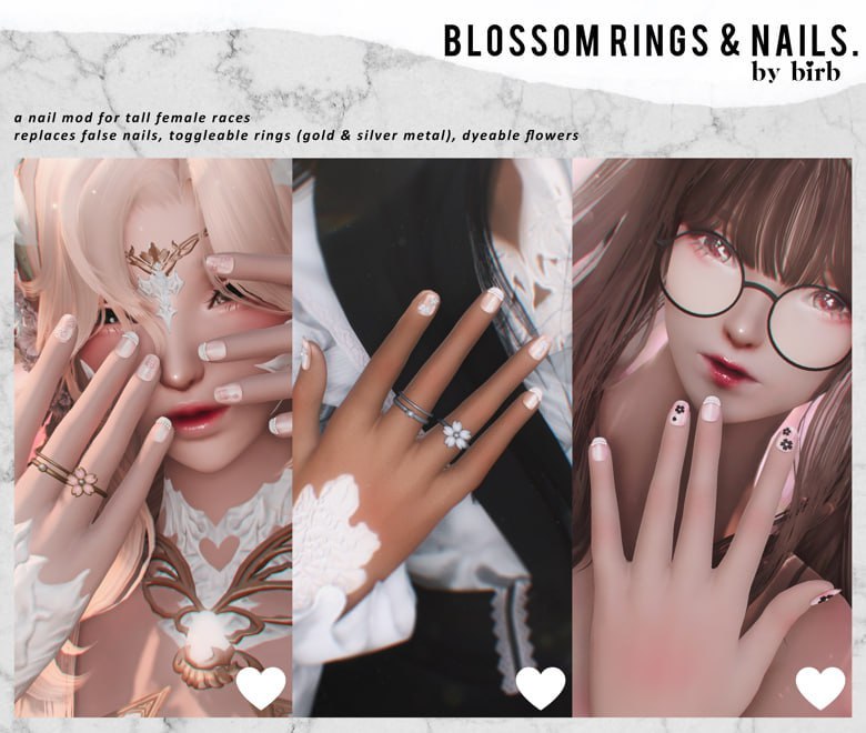 Blossom Rings & Nails