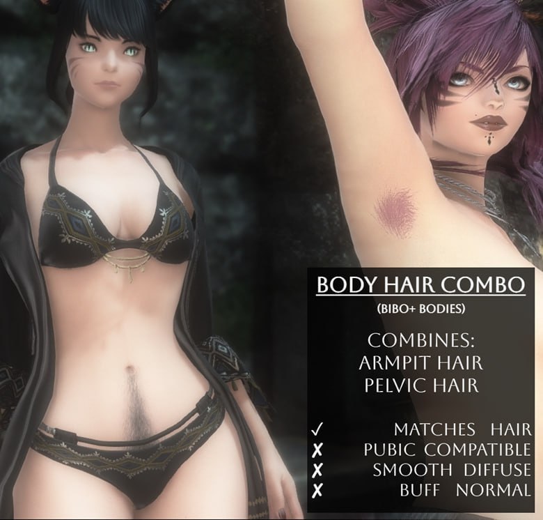 Armpit & Pelvic Hair Combo