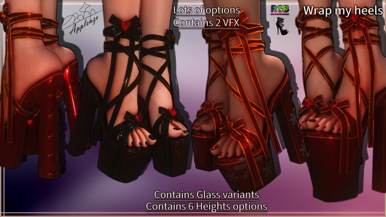 Wrap Me Up Heels - Santa [1.0]