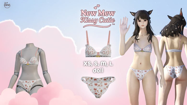 New Mew Kissy QT - Bra & Panty