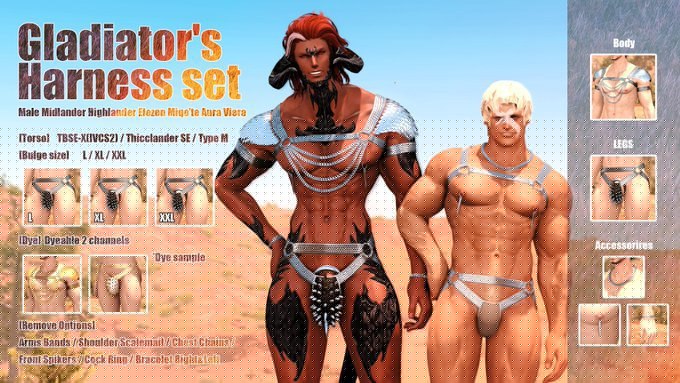 Gladiator's Harness Set