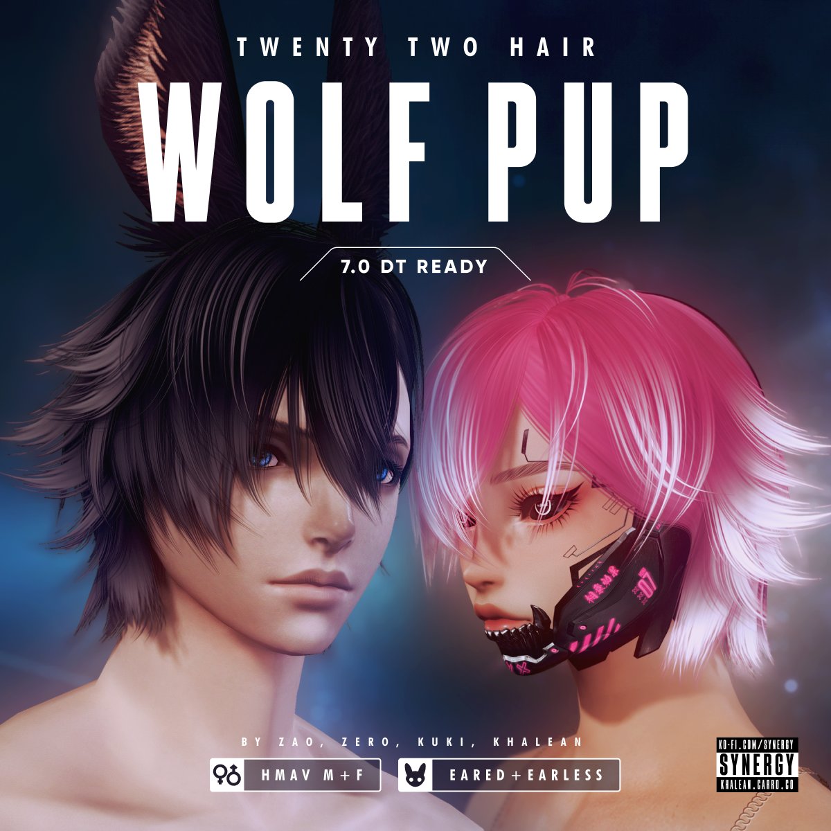 Zao's 22 Hair - Wolf Pup