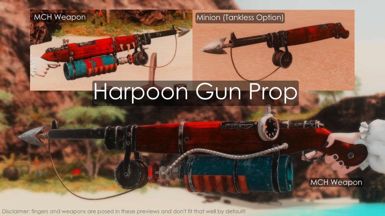 Harpoon Gun Prop