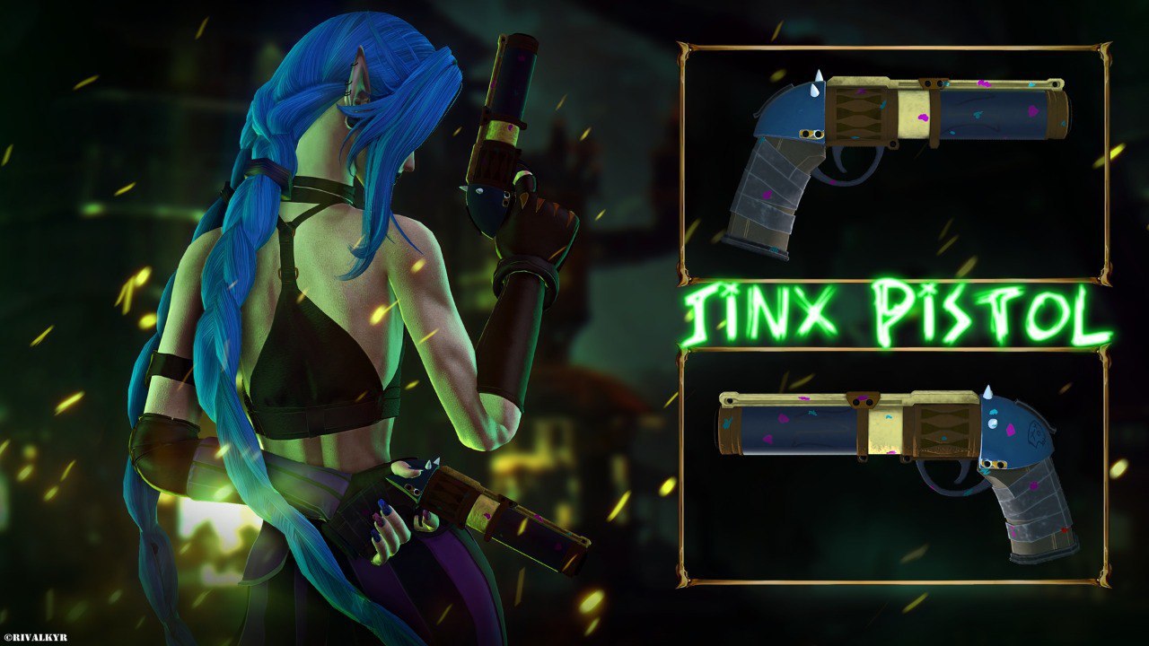 Jinx Arcane Pistol