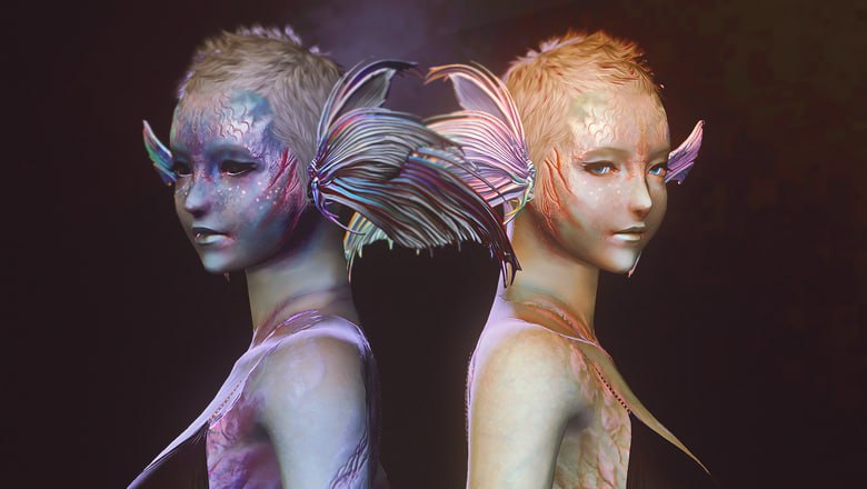 FEESH Face - Fem AuRa Face Textures