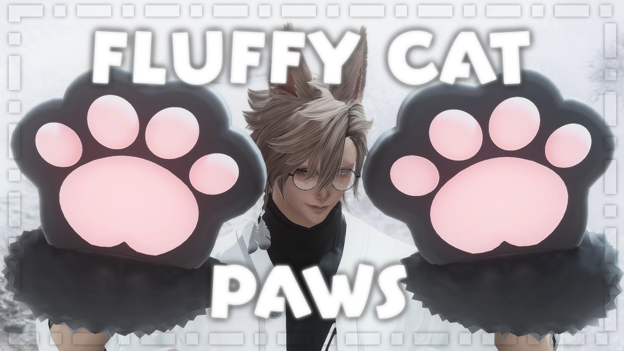 Elsworld Fluffy Cat Paws