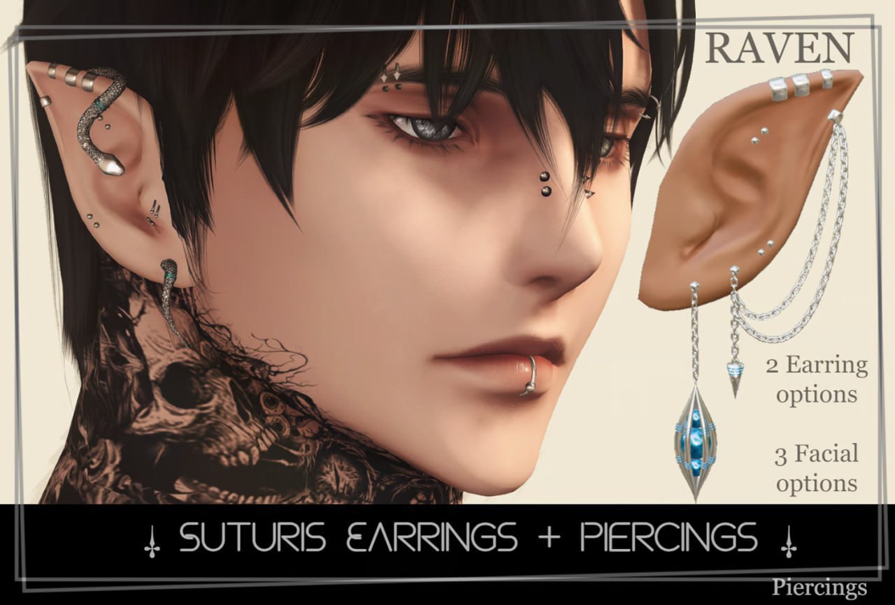 Suturis Earrings and Piercings