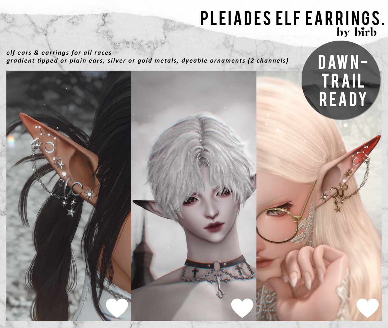 Pleiades Elf Earrings [2.0]