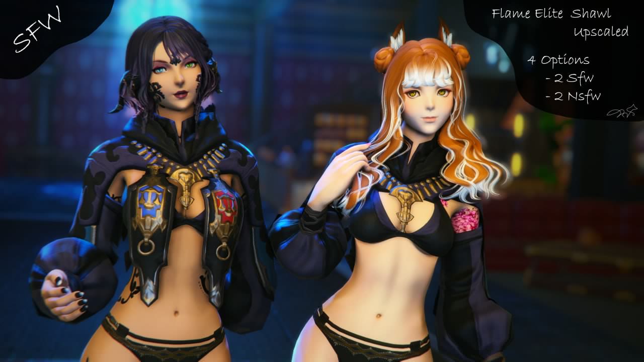 Flame Elite Shawl Upscaled