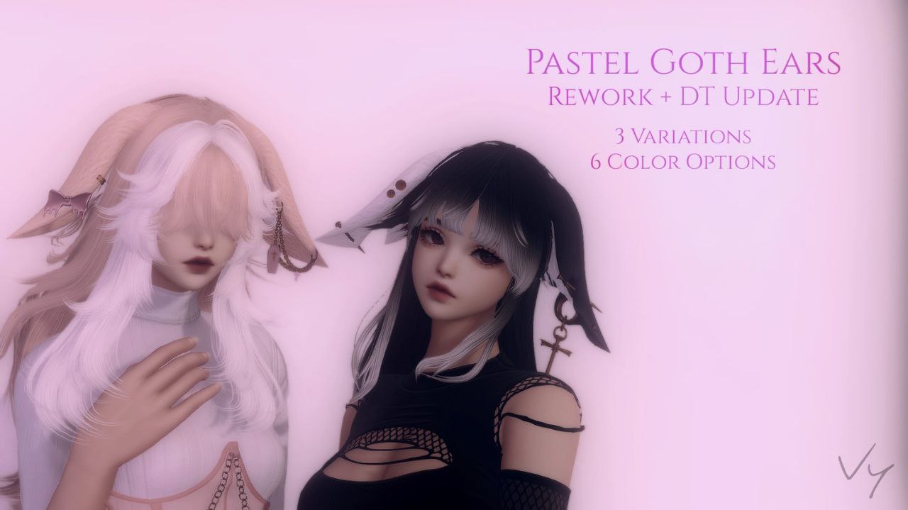 Pastel Goth Ears